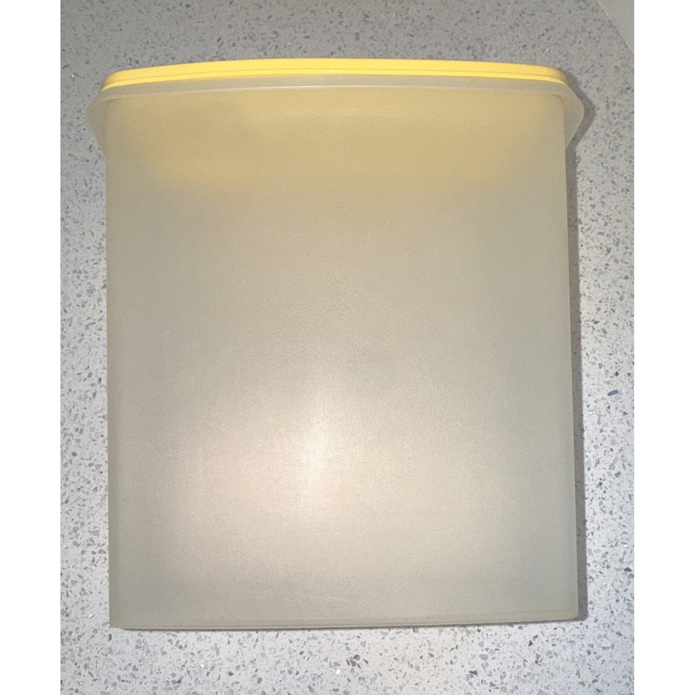 Tupperware Modular Mates Super Cereal Storer Keeper 20 Cup/4.8L Yellow Seal - Picture 4 of 5
